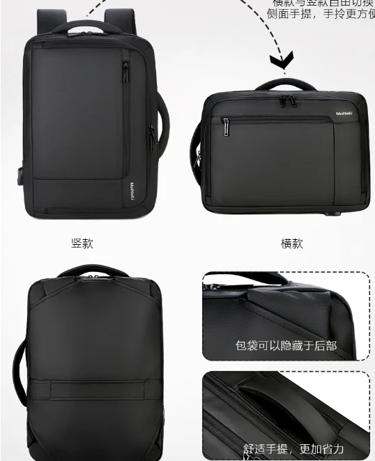 Backpack with two handle