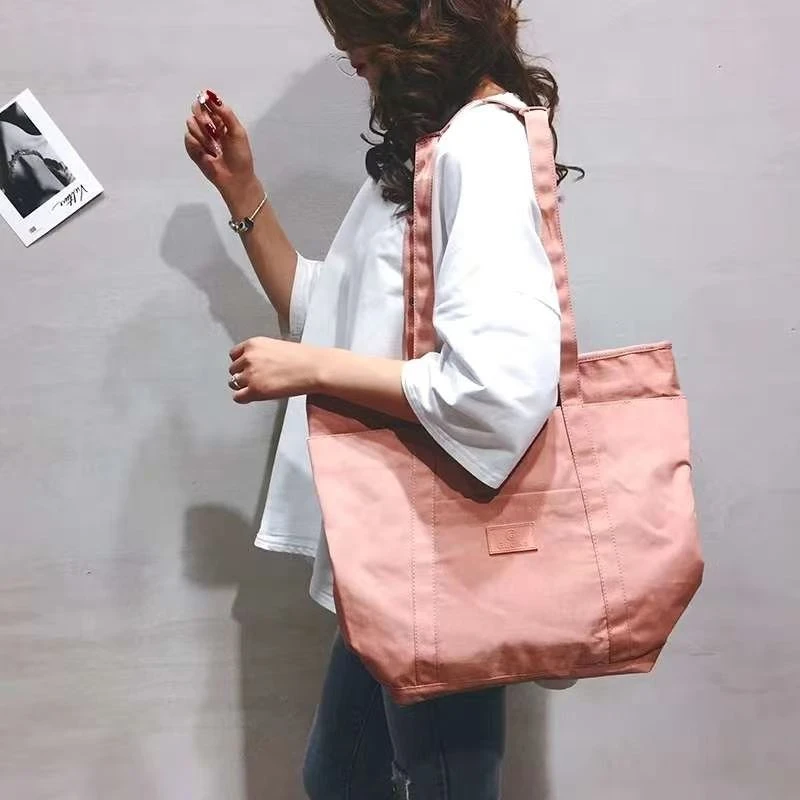 Macarone Color Nylon Handbag