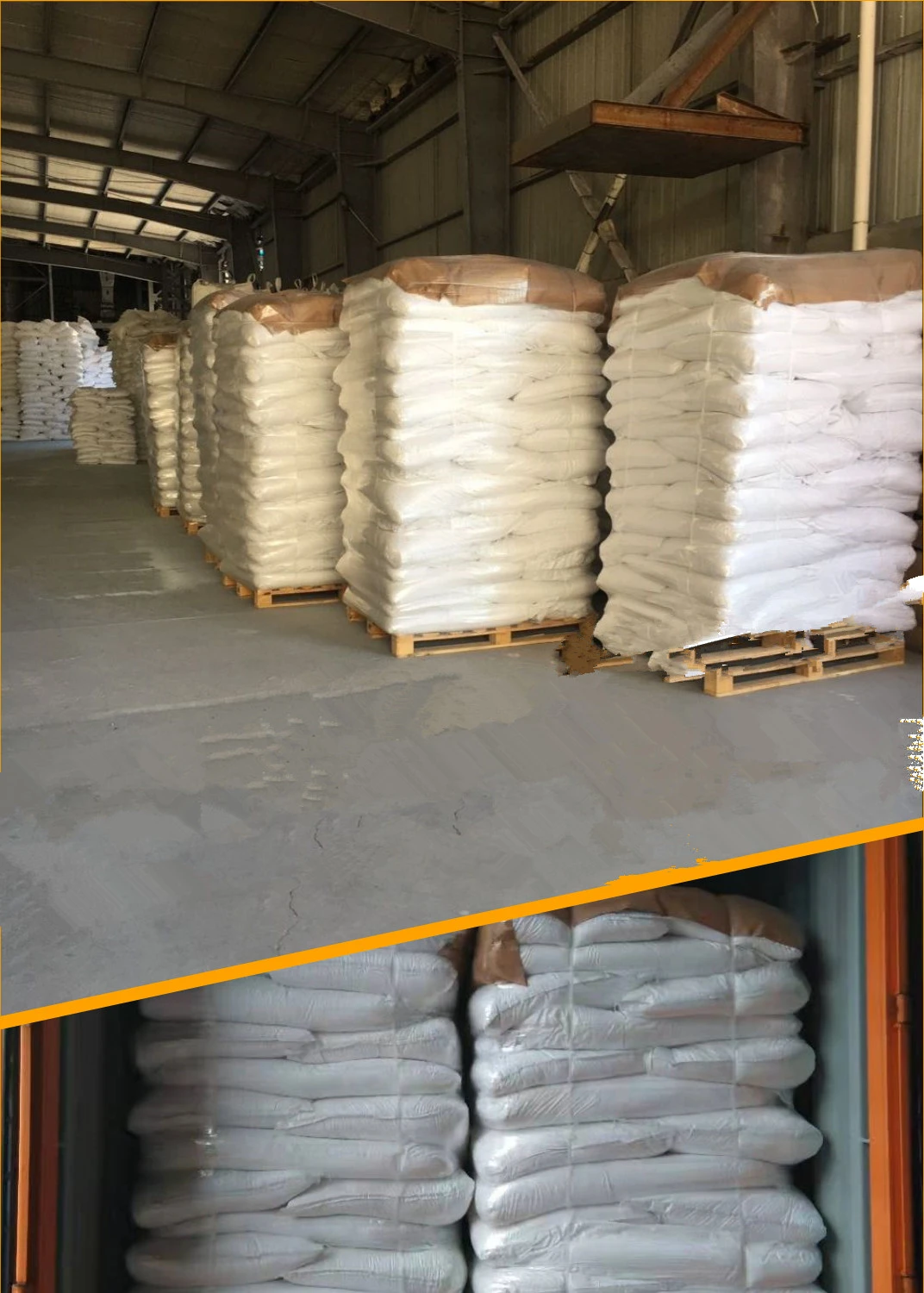 Silica palletized